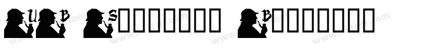 UB Sherlock Bold字体转换